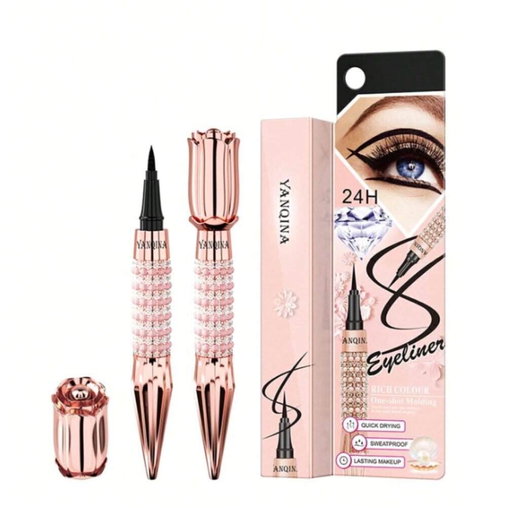 Yanquina 24H Diamond Liquid Black Eyeliner Black Eyeliner